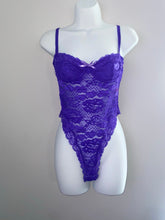 Load image into Gallery viewer, Purple Lace one -piece
