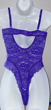 Load image into Gallery viewer, Purple Lace one -piece
