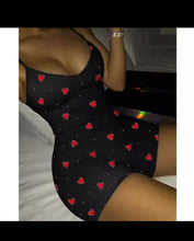 Load image into Gallery viewer, shorts heart onesie
